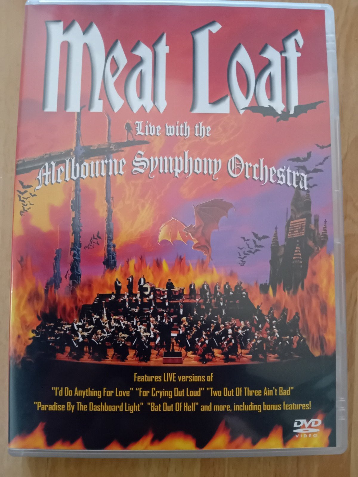 Meat Loaf Live with the Melbourne Symphony Orchestra DVD, Alle leeftijden, Ophalen of Verzenden, Gebruikt, Muziek en Concerten