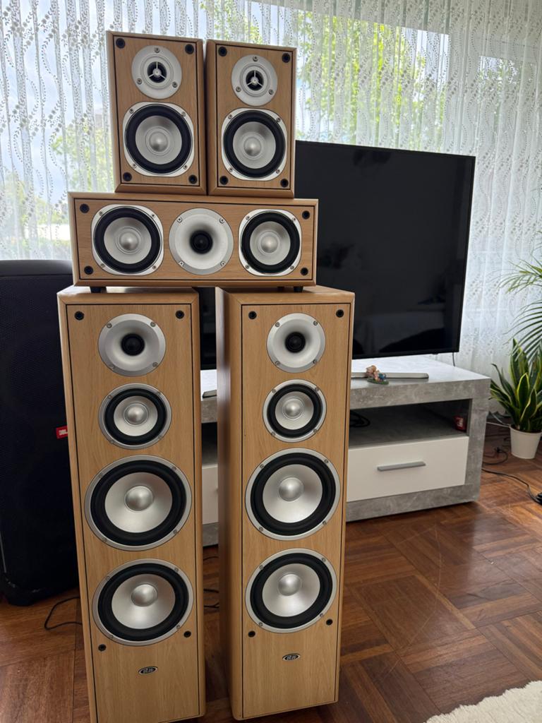 Eltax Luidspreker set, Audio, Tv en Foto, Luidsprekers, Gebruikt, Surroundset zonder subwoofer, 120 watt of meer, Overige merken