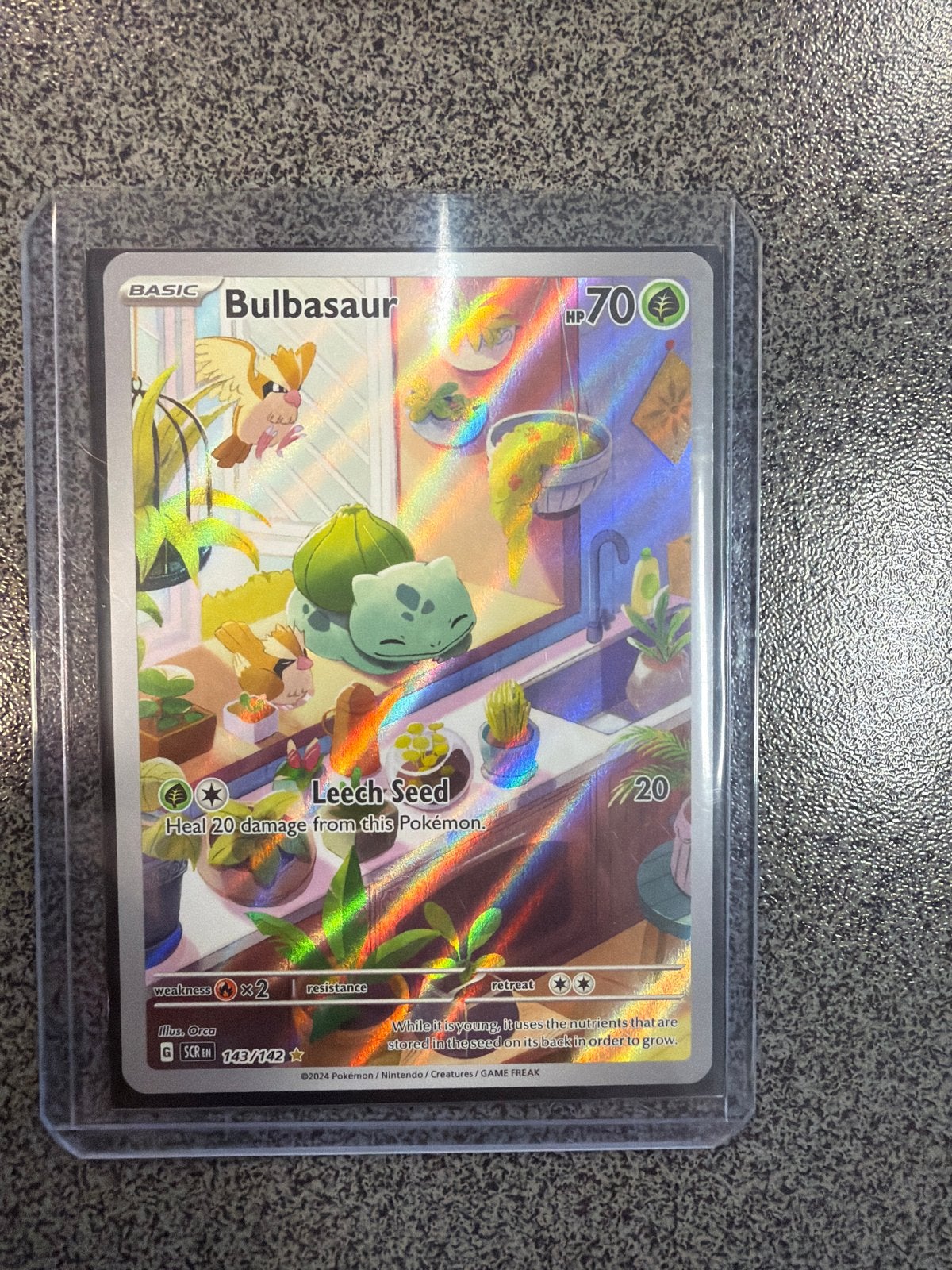 Bulbasaur 143/142, Verzenden, Nieuw, Losse kaart, Foil