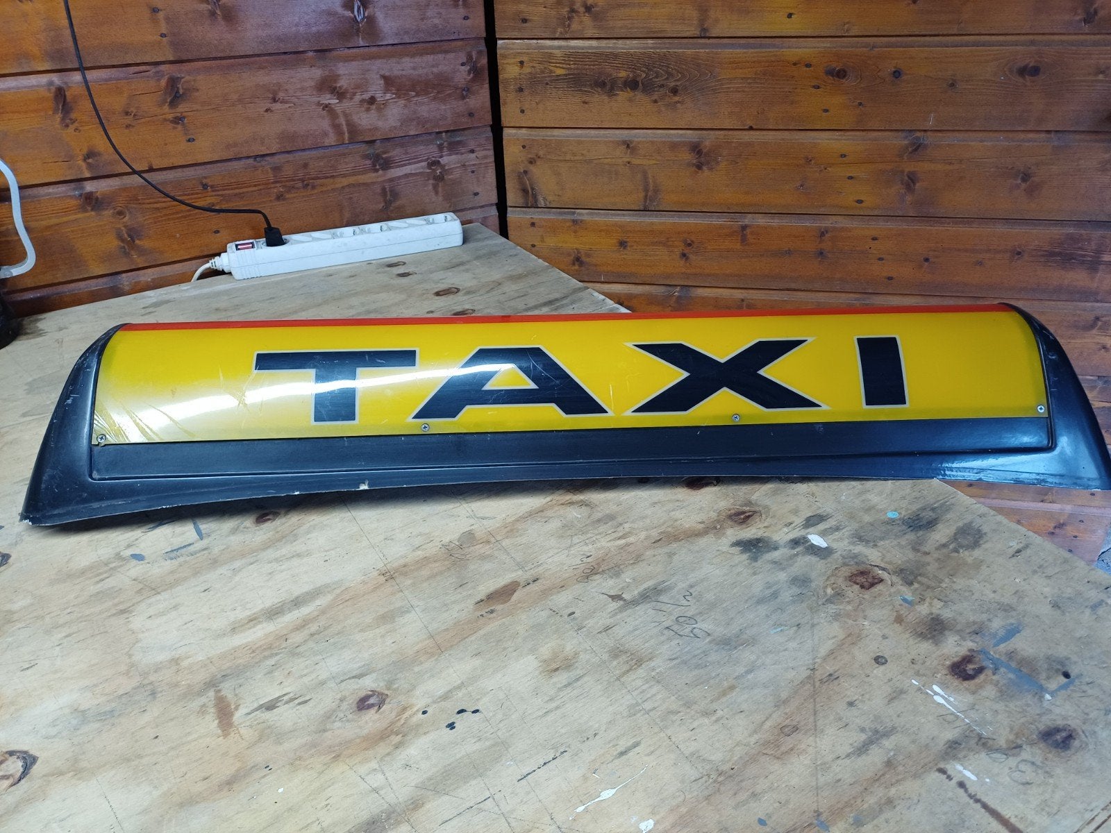 lichtbak TAXI., Ophalen, Gebruikt, Lichtbak of (neon) lamp