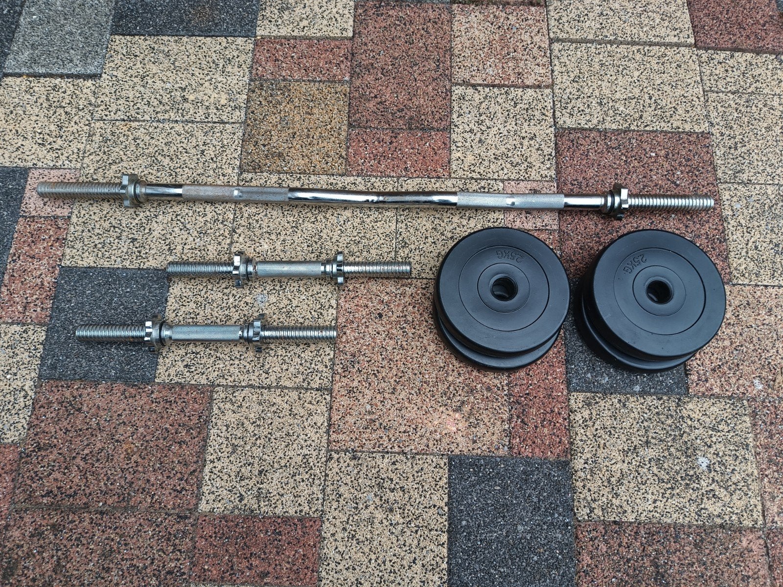 dumbel halter set, Ophalen, Zo goed als nieuw, Armen, Halterset
