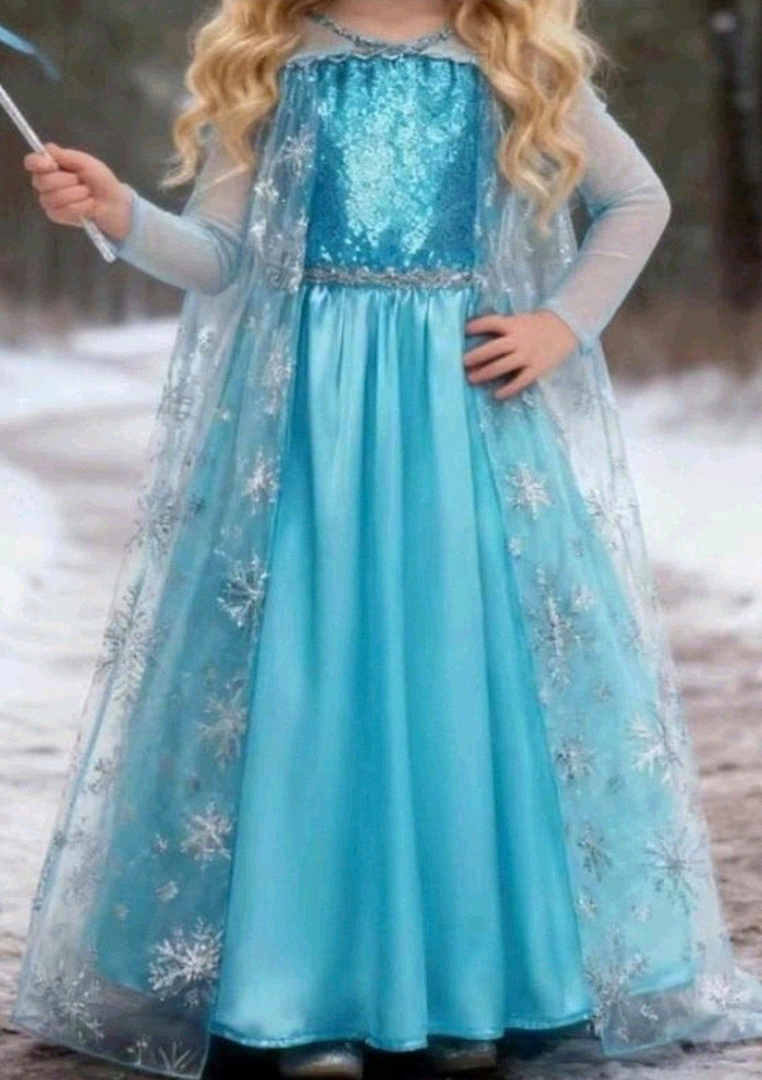Frozen Elsa jurk maat 122/128 NIEUW, Ophalen of Verzenden, Nieuw, 122 t/m 128, Meisje