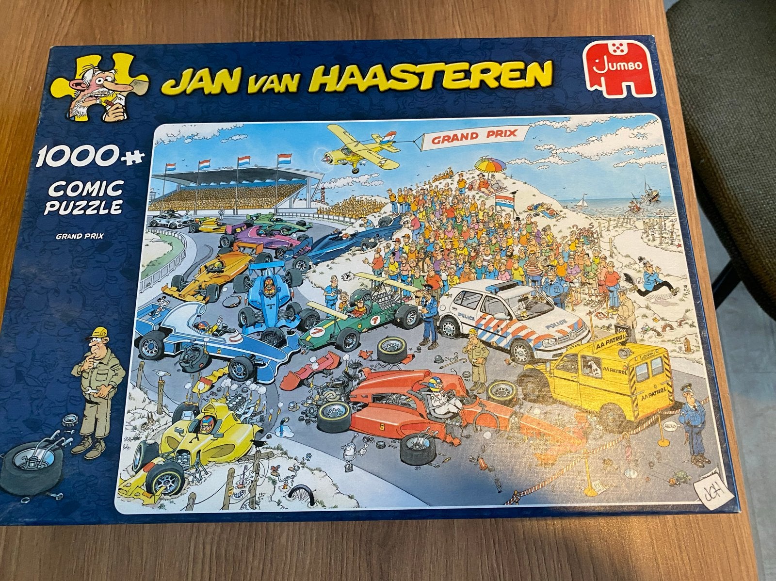 Jan van Haasteren Grand Prix Puzzel 1000 stukjes, Ophalen of Verzenden, 500 t/m 1500 stukjes, Gebruikt, Legpuzzel