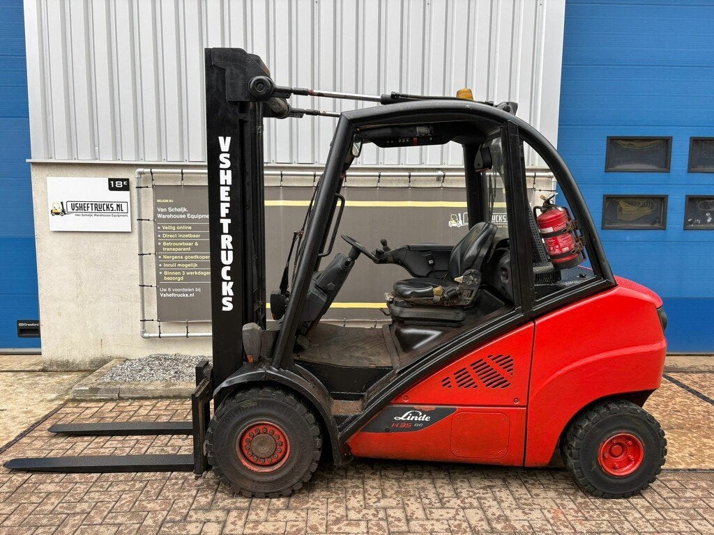 VS-22987 Diesel triplex heftruck Linde H35, Zakelijke goederen, Machines en Bouw | Heftrucks en Intern transport, 3000 tot 4000 kg