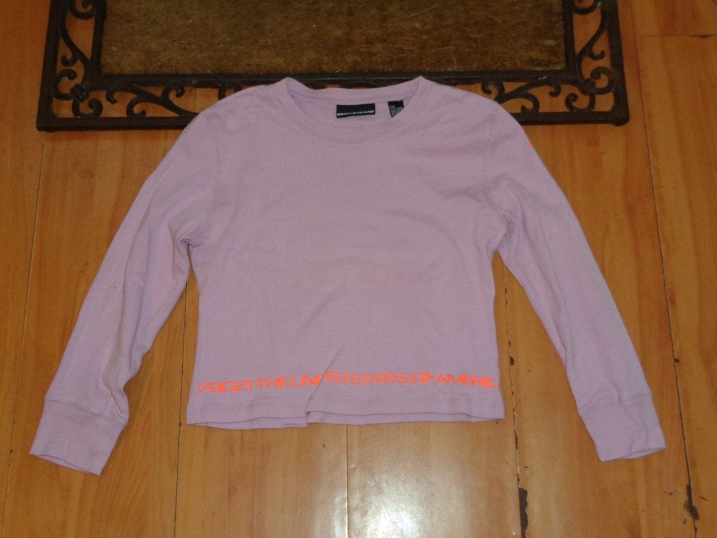 Crob T shirt DKNY katoenshirt DKNY katoen, Paars, DKNY, Ophalen of Verzenden, Zo goed als nieuw
