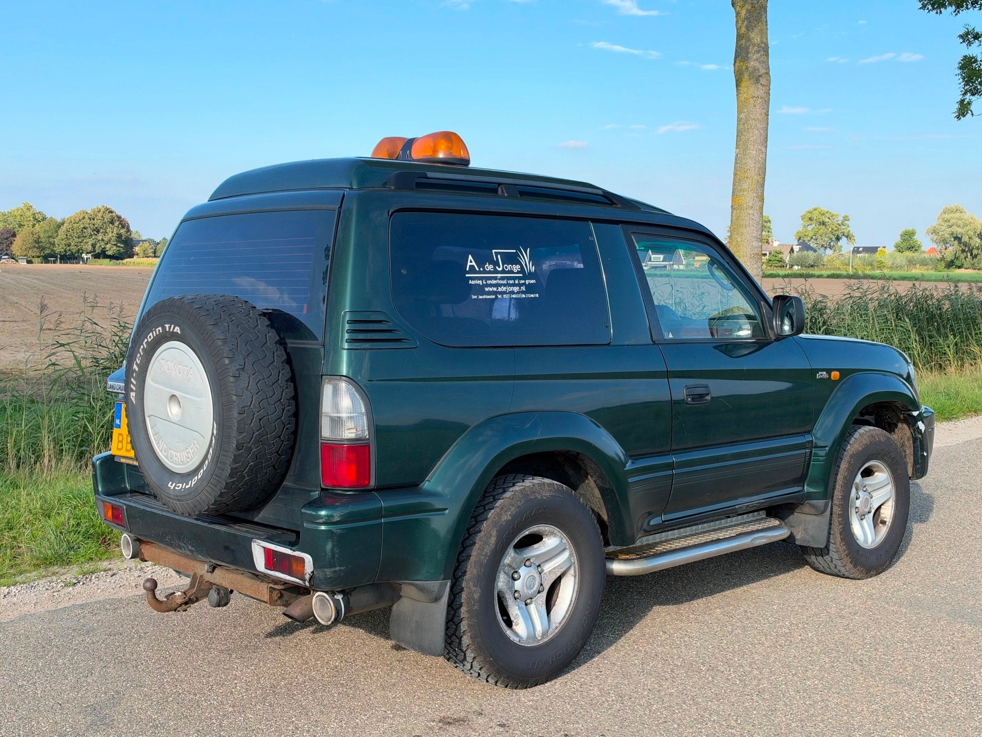 Toyota LandCruiser 90 3.0 D4-D HR Blind Van Airco APK 10-202, Auto's, Automaat, Stof, Gebruikt, 4 cilinders