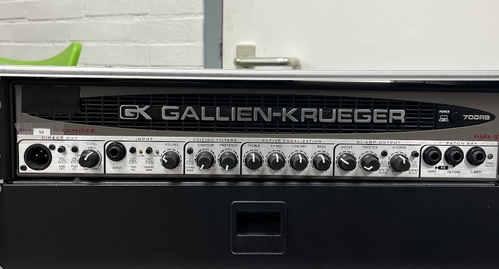 Gallien Krueger 700RB | Mark 2 | Basversterker, Ophalen, Zo goed als nieuw, Basgitaar, 100 watt of meer
