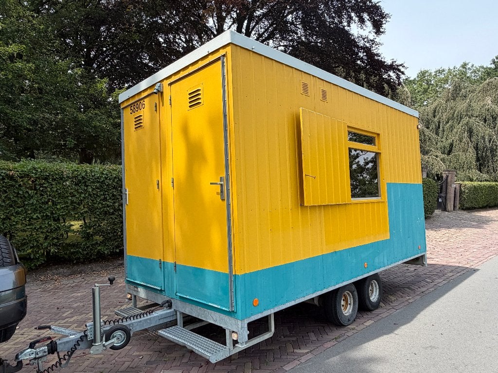 Strakke en degelijke metalen schaftwagen schaftkeet keet, Ophalen of Verzenden
