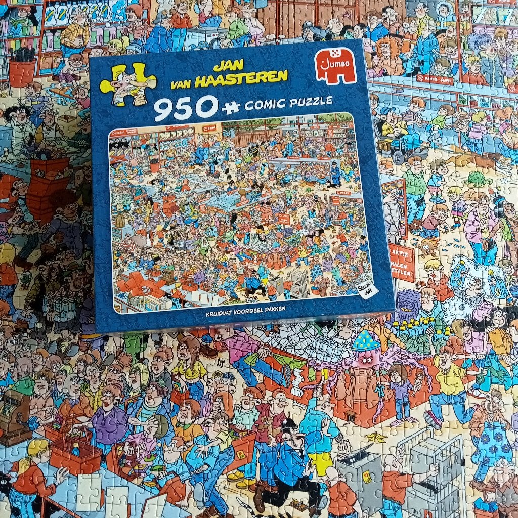 Jan van Haasteren, Ophalen, 500 t/m 1500 stukjes, Zo goed als nieuw, Legpuzzel