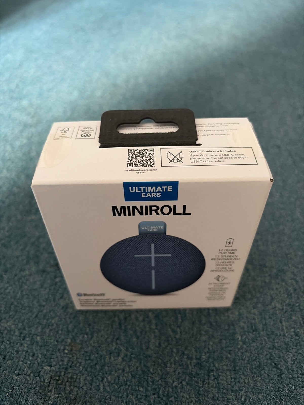 Nieuwe Ultimate Ears Miniroll Bluetooth Speaker, Audio, Tv en Foto, Overige merken, Nieuw, Ophalen of Verzenden, Draagbare speaker