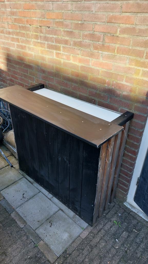 Originele Douglas Houten Buitenbar, Ophalen, Gebruikt