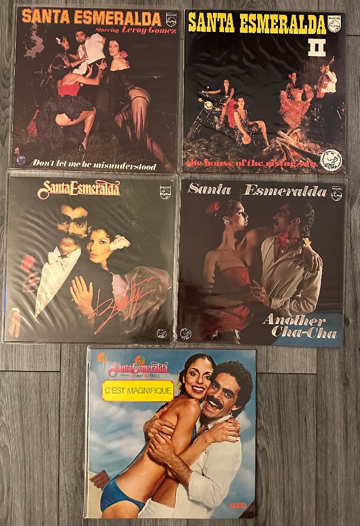 Santa Esmeralda - 5 originele vinyl albums, Ophalen of Verzenden, 1980 - 1989, Gebruikt, 12 inch
