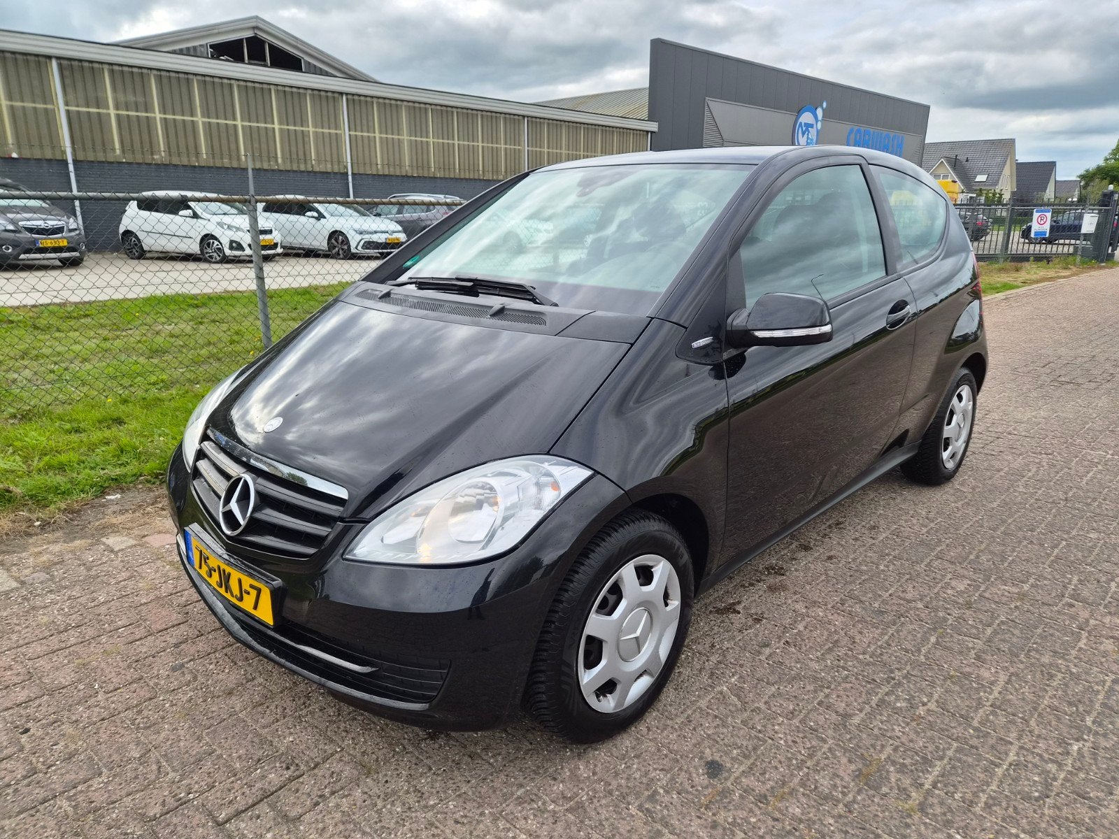 Mercedes-Benz A-Klasse 1.5 A160 3DRS 2009 Zwart, Auto's, Voorwielaandrijving, 1498 cc, Origineel Nederlands, 595 kg