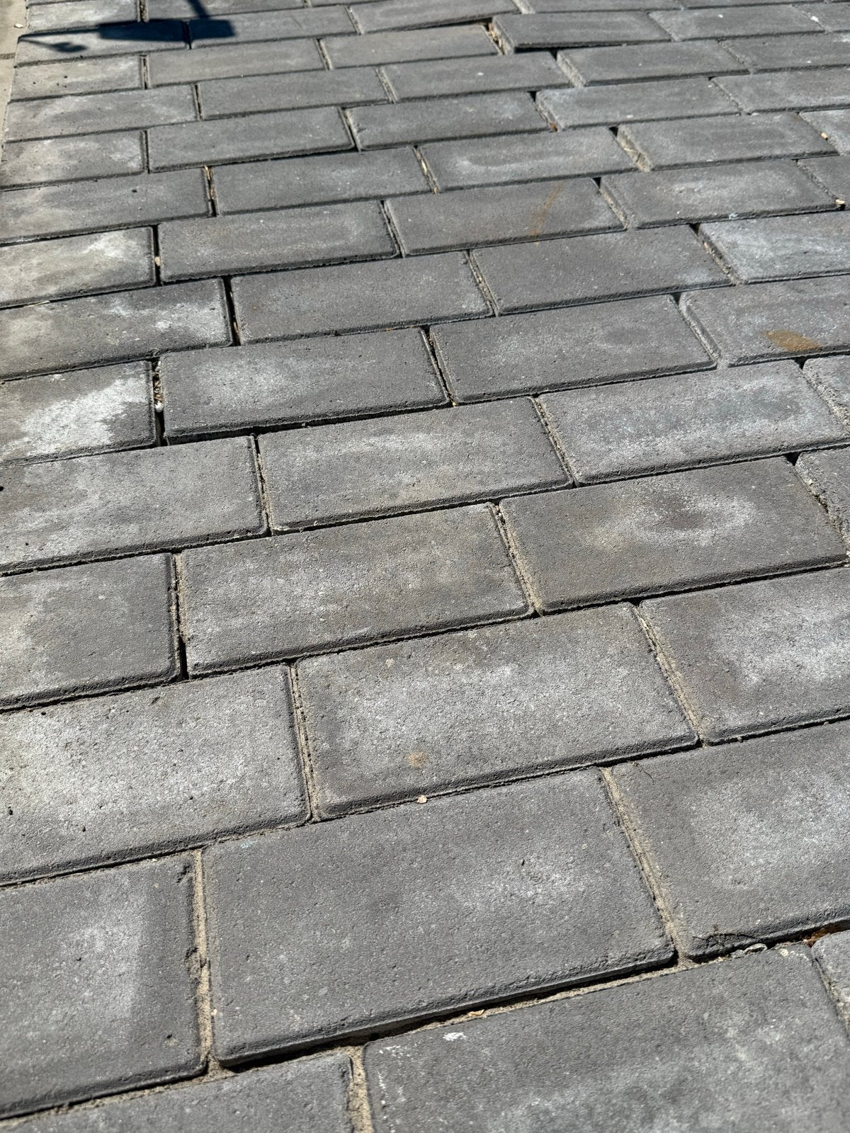 Betonklinkers grijs | 21x10,5x8cm | ruim 7 m2, Ophalen, Gebruikt, Klinkers, 5 tot 10 m²