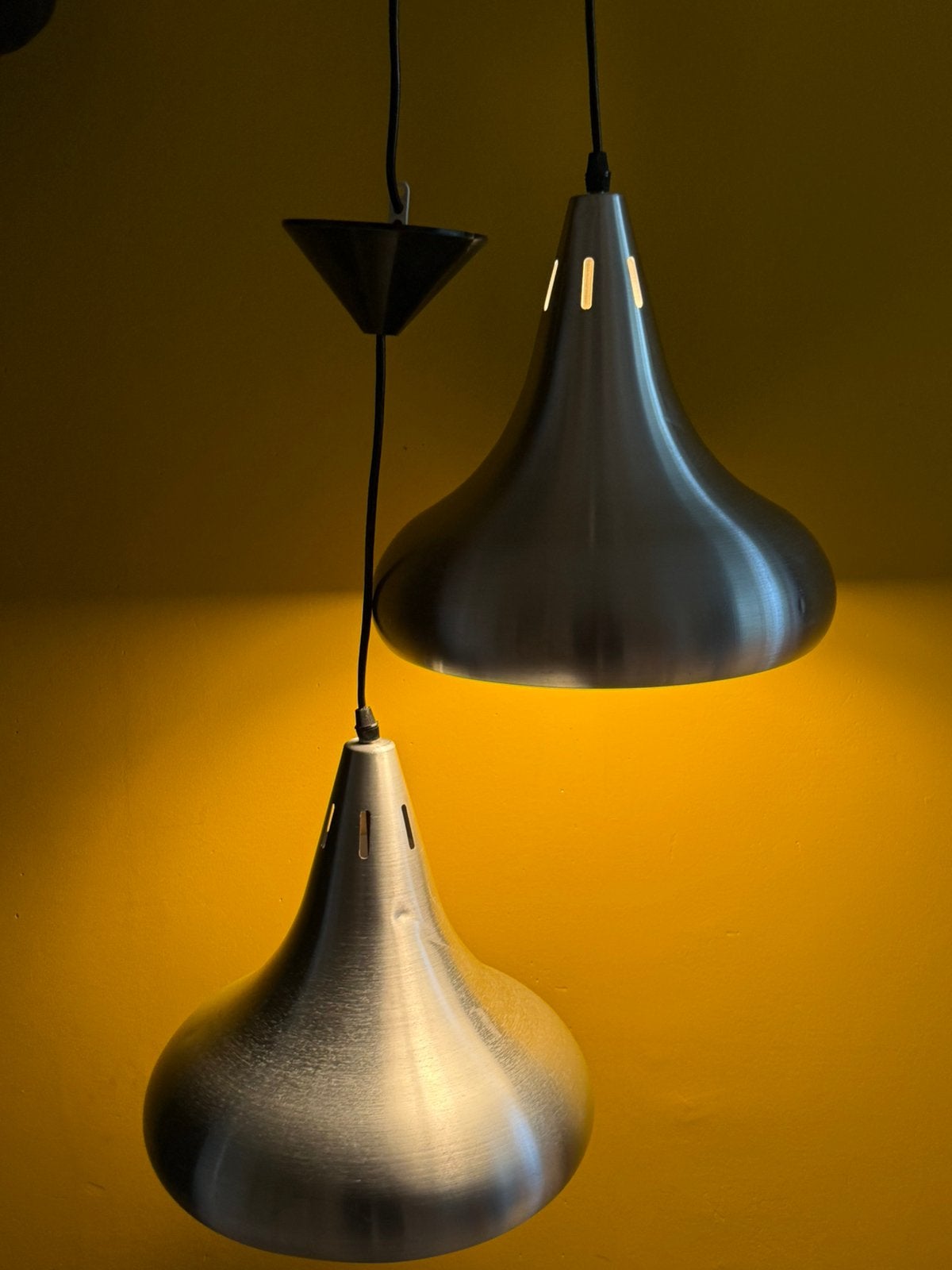 Set vintage hanglampen - Space Age, Ophalen of Verzenden, Zo goed als nieuw