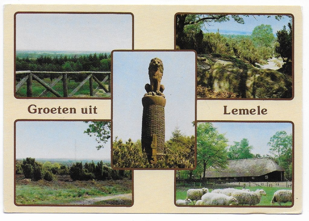 Lemele Gelopen Ansichtkaart (C31 ), Ophalen of Verzenden, 1980 tot heden, Gelopen
