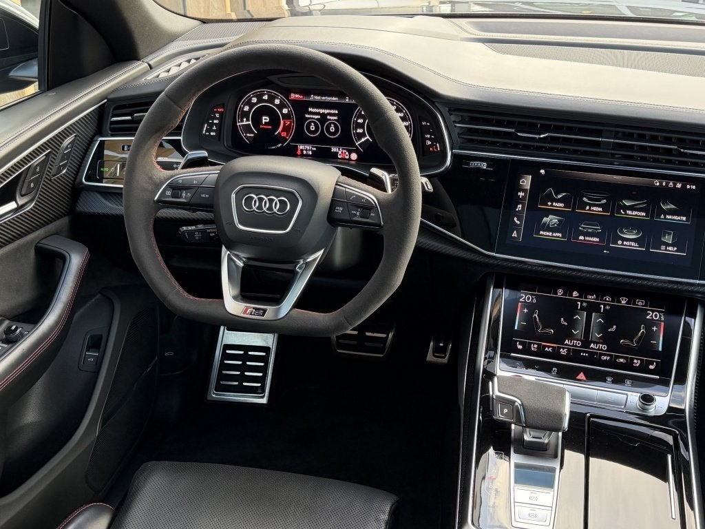 Audi RS Q8 4.0 TFSI Quattro | Dynamic + | Head-up | 4-WBS |, Auto's, Audi, Gebruikt, Adaptive Cruise Control, Bedrijf, 601 pk