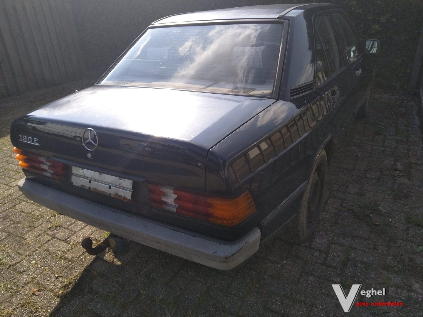 dieverse Mercedes plaat werk W124 w201, Gebruikt, -, Ophalen of Verzenden, Achter