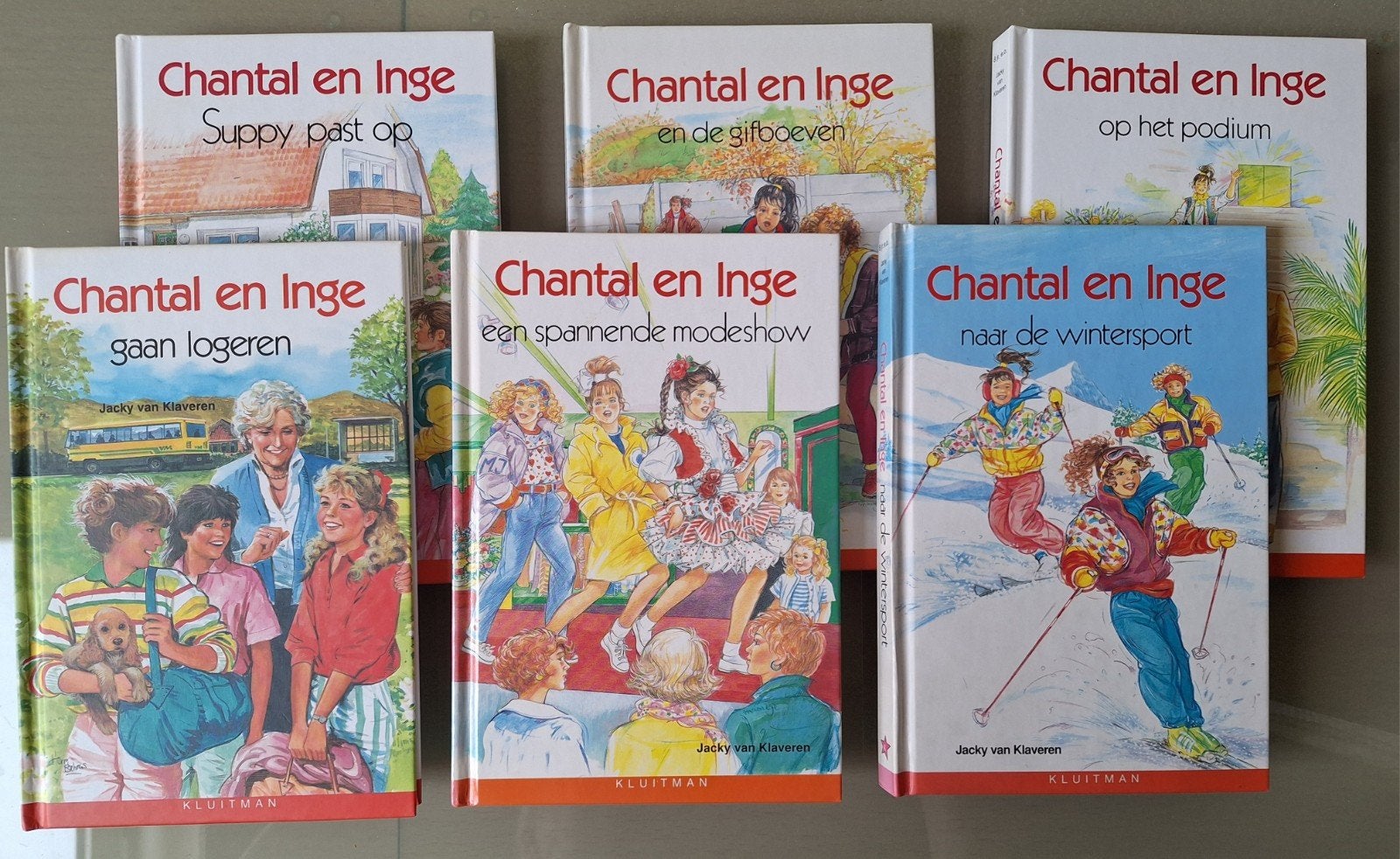 Chantal en Inge - Complete serie van 6 boeken, Boeken, Ophalen of Verzenden, Zo goed als nieuw, Jacky van Klaveren