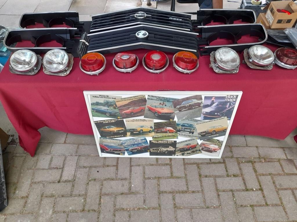 opel manta-A grillen en sloten, Ophalen of Verzenden, Gebruikt, Opel