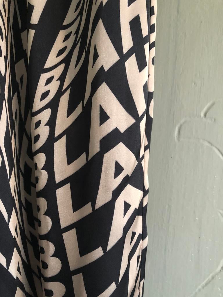 Cool zw/gou Blahblah BROEKJE satijn GARCONNE Mt S/ M, Zwart, Zo goed als nieuw, Lang, Ophalen