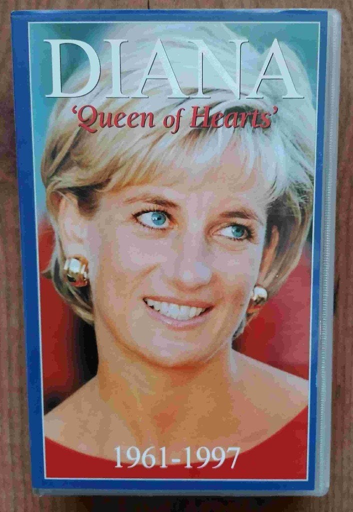 Videoband DIANA - Queen of Hearts, Alle leeftijden, Ophalen of Verzenden, Zo goed als nieuw, Documentaire