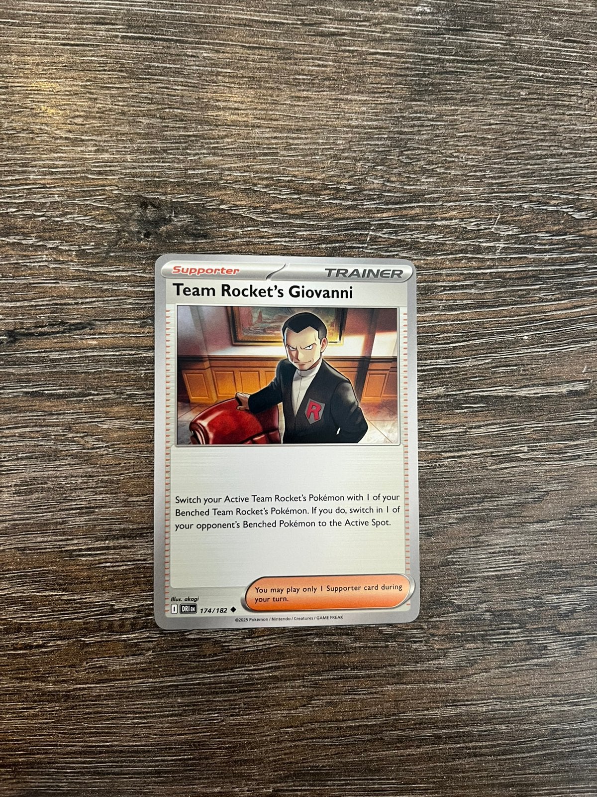 Team Rocket’s Giovanni DRI 174/182, Ophalen of Verzenden, Zo goed als nieuw