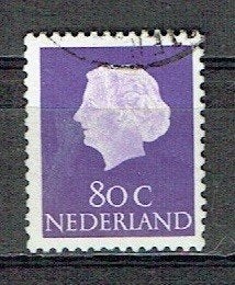 Nederland 1971 nr. 634b Kon. Juliana Oranje Fosfor6, Postzegels en Munten, Verzenden, Gestempeld, Koningshuis