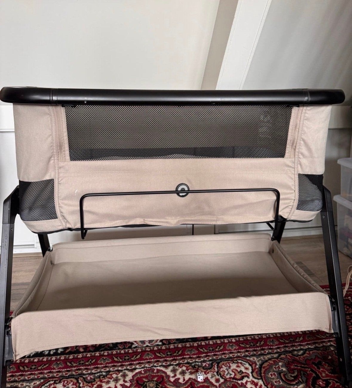 Qute Q-breez Co-sleeper - zo goed als nieuw, Kinderen en Baby's, Ophalen, Zo goed als nieuw, Wieg