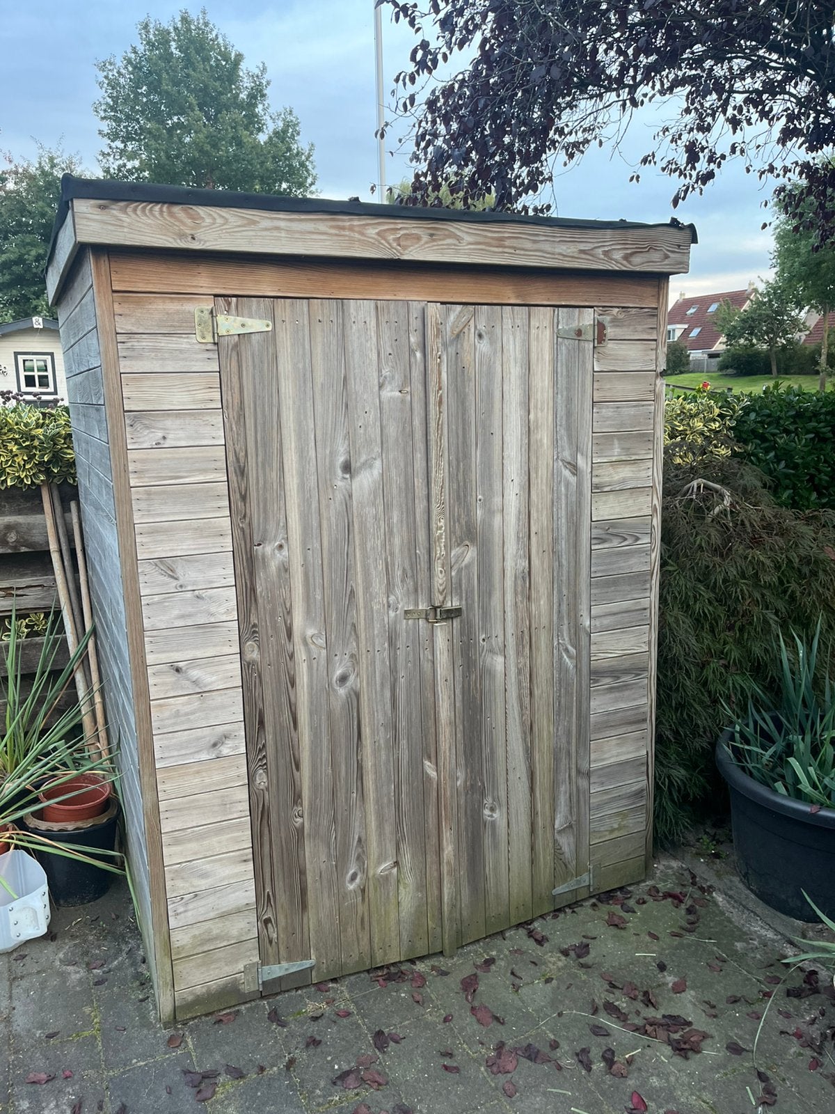 Tuinschuurtje hout, Ophalen, Gebruikt, Hout, Overige typen