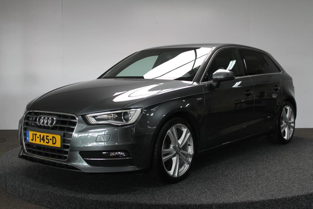 Audi A3 Sportback 1.4 TFSI Ambition Pro Line S|Rijklaarprijs, Gebruikt, Zwart, Leder en Stof, 122 pk