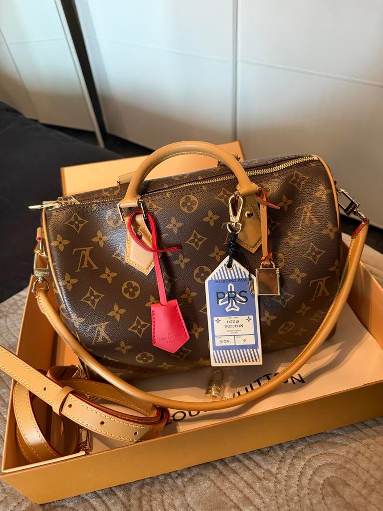 Louis Vuitton Speedy Bandoulière 30 Monogram Canvas, Sieraden, Tassen en Uiterlijk, Tassen | Damestassen, Ophalen of Verzenden