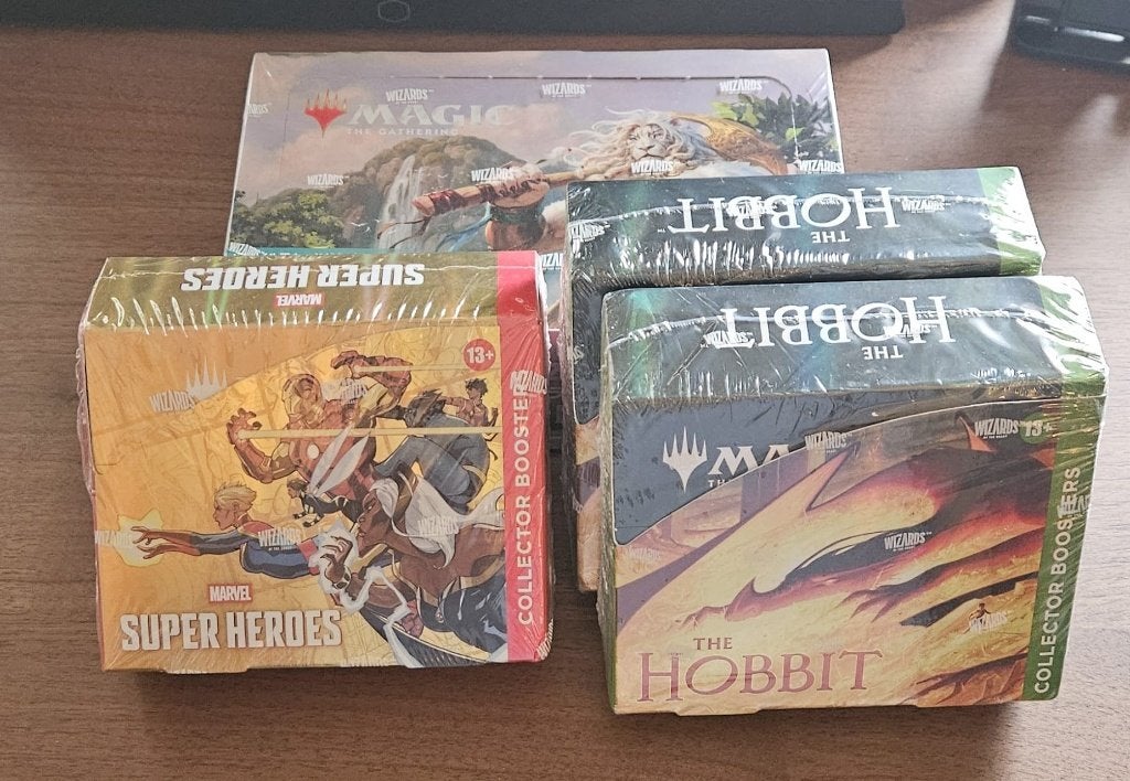 Hobbit & Marvel collector booster box + MH3 Play Booster box, Hobby en Vrije tijd, Ophalen of Verzenden, Nieuw, Boosterbox