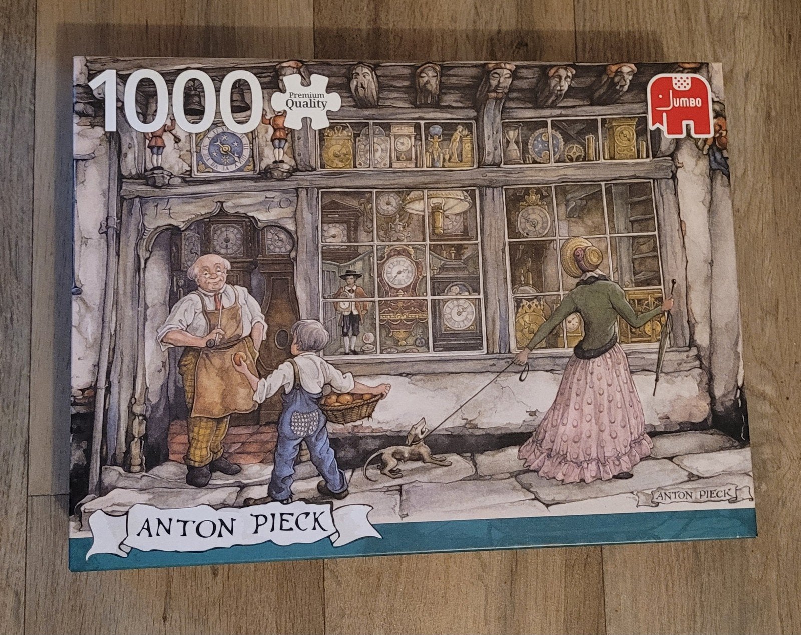Legpuzzel Anton Pieck  - 1000 stukjes - Jumbo, Ophalen of Verzenden, 500 t/m 1500 stukjes, Zo goed als nieuw, Legpuzzel