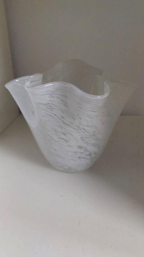 uniek vintage fazzoletto zakdoekvaas jaren '70 mondgeblazen, Ophalen of Verzenden