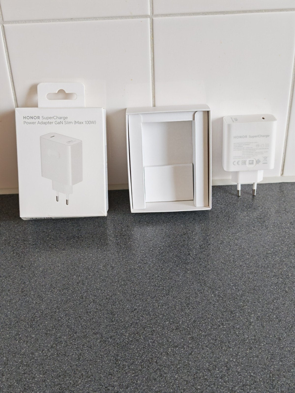 Honor SuperCharge 100 Watt EU oplader + kabel €50, USB-C, Ophalen of Verzenden, Nieuw, Snellader