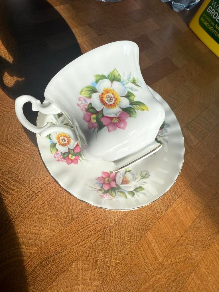 Twee Royal Albert kop en schotels, verschillende series, Ophalen of Verzenden