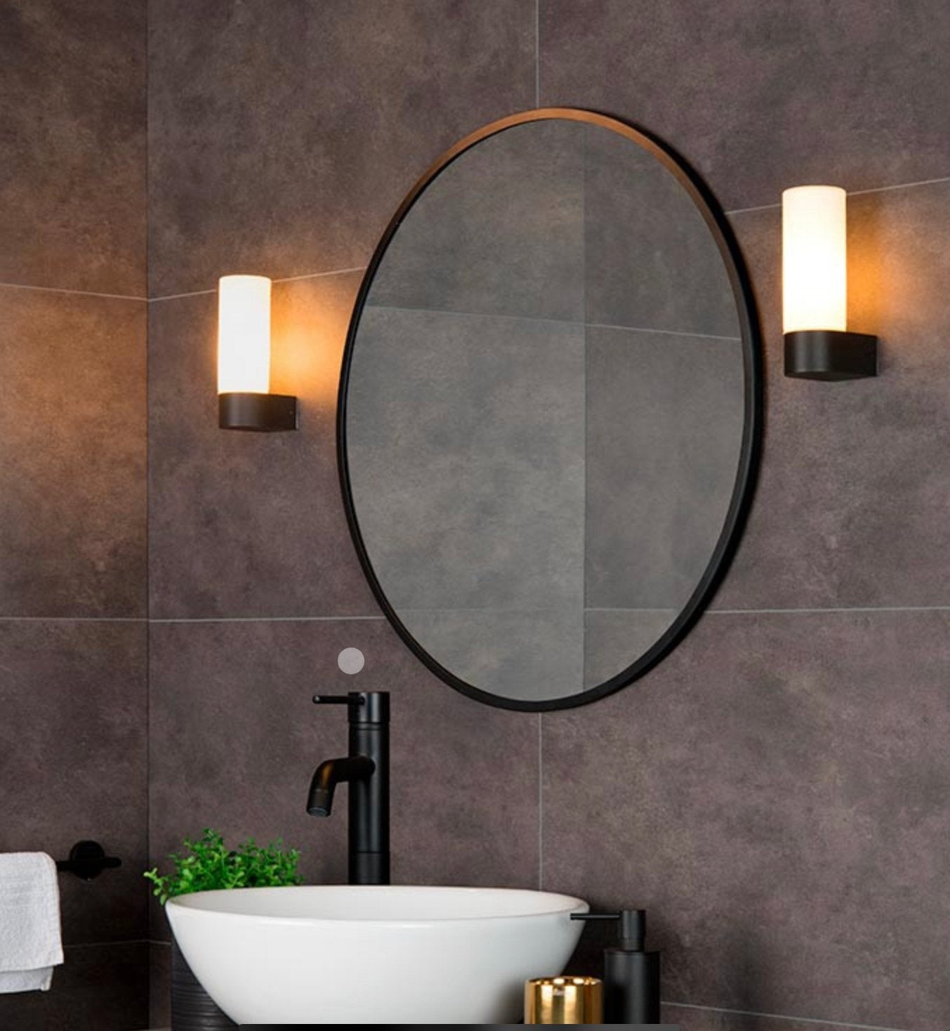 Lucide Sky twee badkamerlampen led inclusief ledlampen, Ophalen of Verzenden, Zo goed als nieuw, Wit, Overige typen