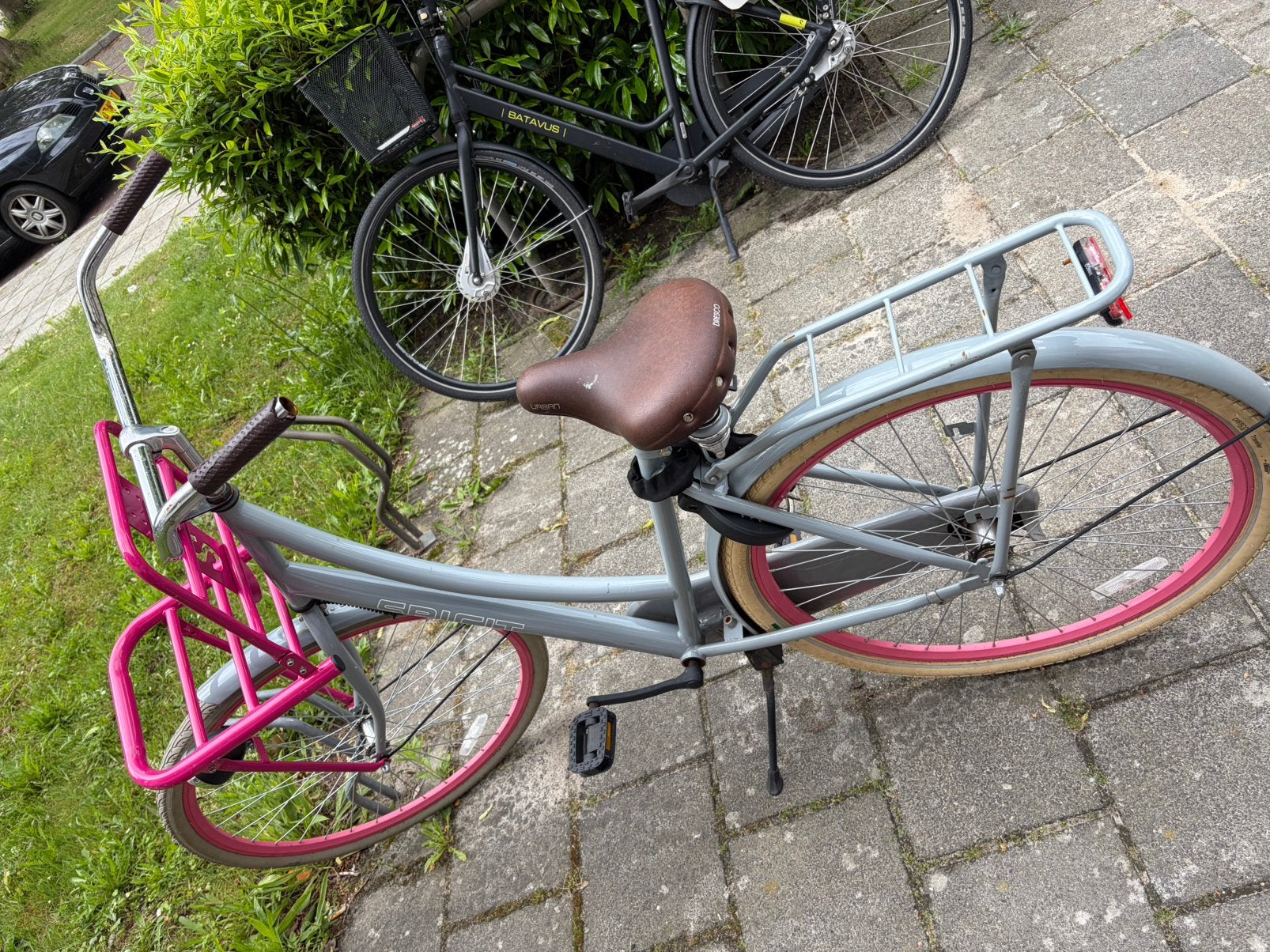 Oma fiets, Fietsen en Brommers, Fietsen | Meisjes, Zo goed als nieuw, 26 inch of meer, Ophalen