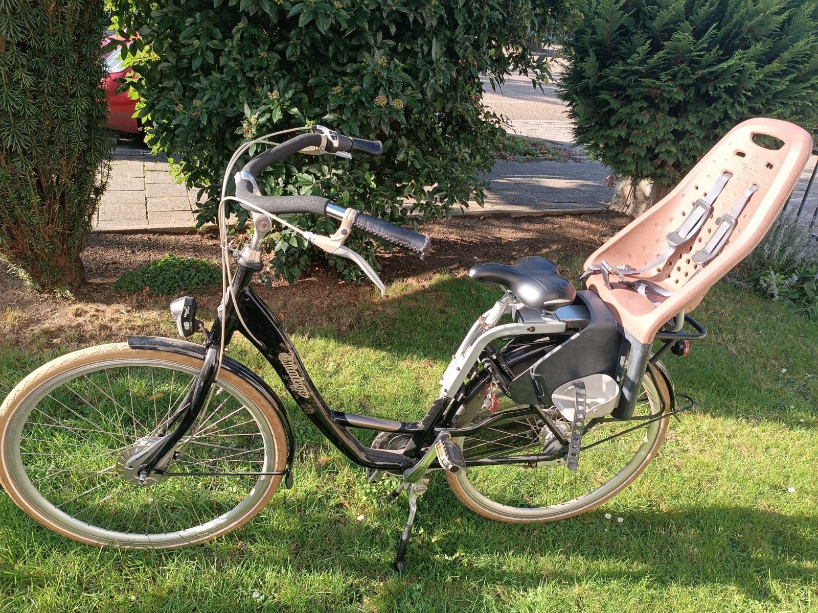 Montego Liberty moeder fiets incl fietsstoeltje Yepp, Ophalen, 1 zitje, Gebruikt, Overige merken
