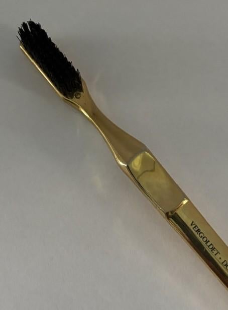 Tandenborstel - goldplated - 14k - Decor Walther - vintage, Ophalen of Verzenden, Nieuw