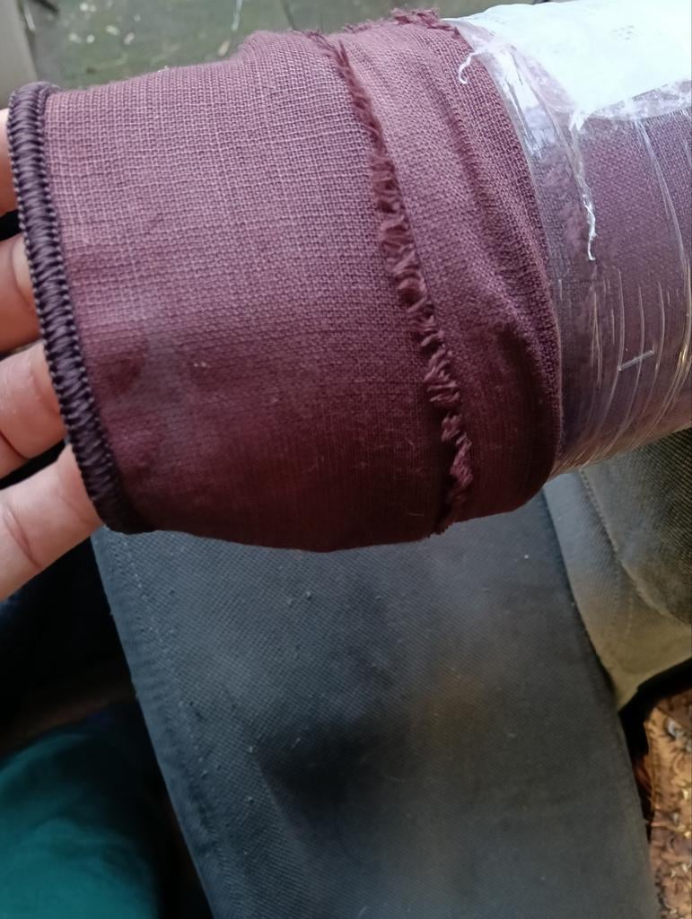 Vitrage op rol kleur Plum NIEUW, Ophalen, Nieuw