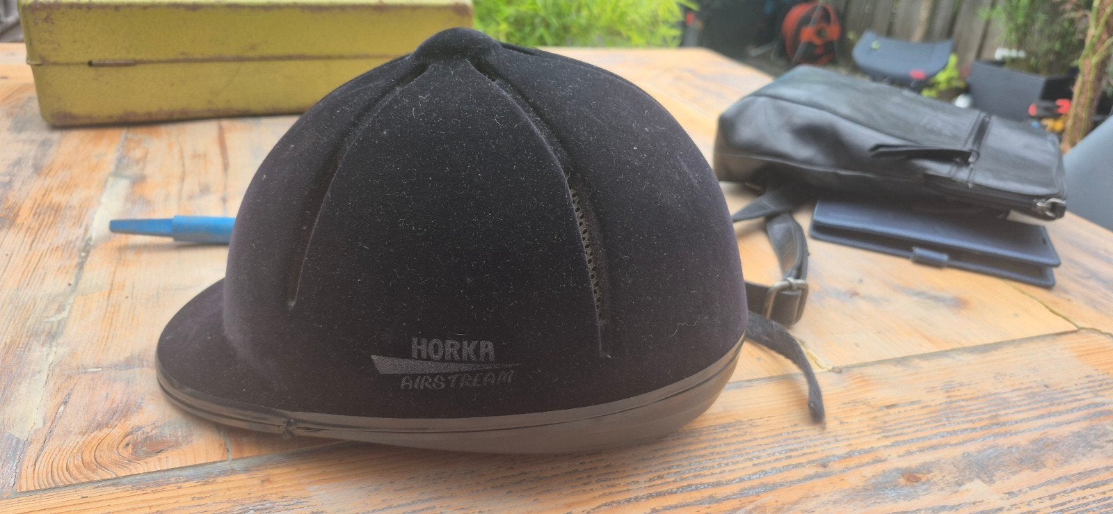 Horka cap maat s/m in goede staat., Ophalen of Verzenden, Dressuur, Cap