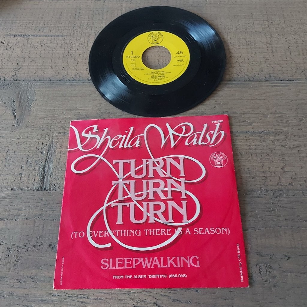 Sheila Walsh – Turn Turn Turn / Sleepwalking, Ophalen of Verzenden, Gebruikt, Pop
