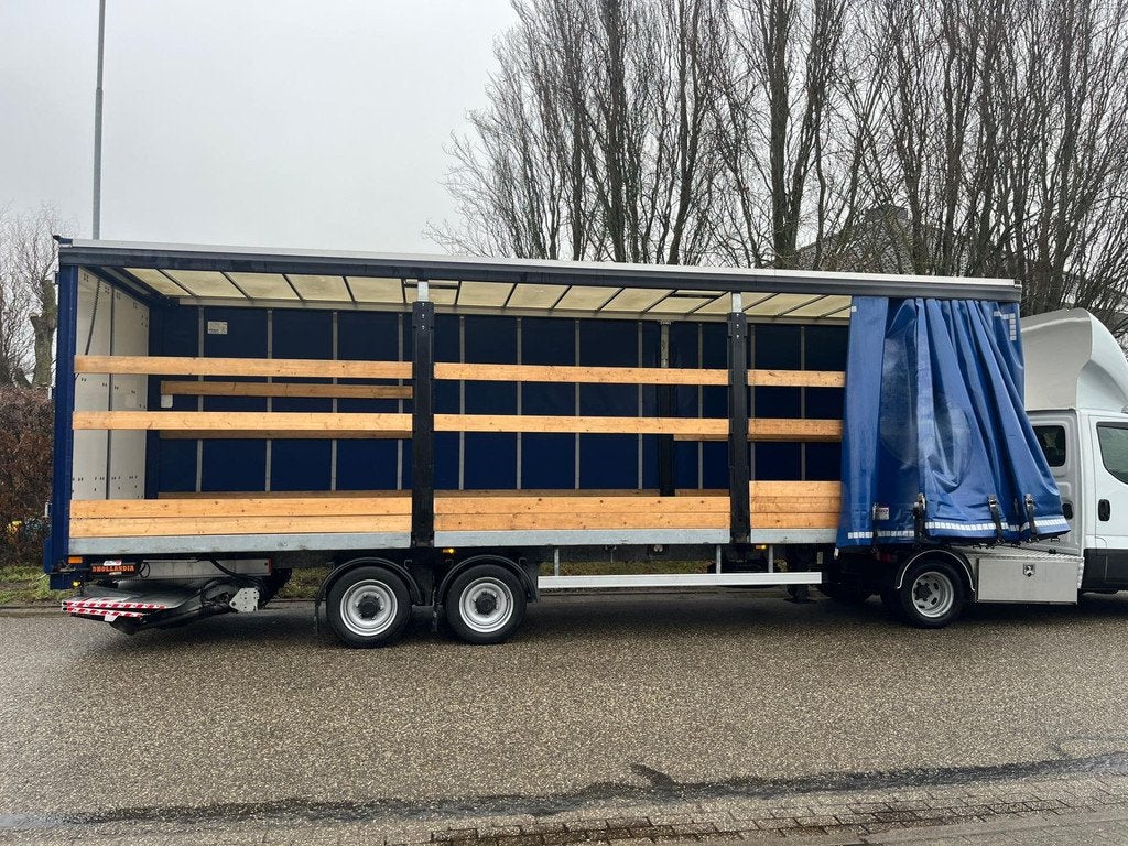 Kuiper BE oplegger 9T , Schuifzeil , laadklep , 2021 ,, Overige brandstoffen, Origineel Nederlands, Bedrijf, Aanhangers en Opleggers