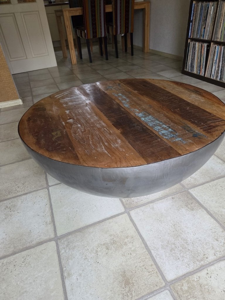 Salontafel, Ophalen, 50 tot 100 cm, Rond, Bohemian