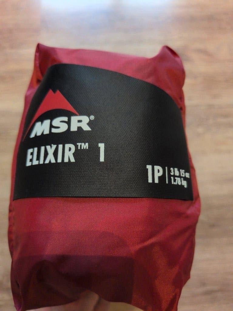MSR Elixir 1-persoons tent ZGAN, Ophalen, Zo goed als nieuw, Tot en met 2