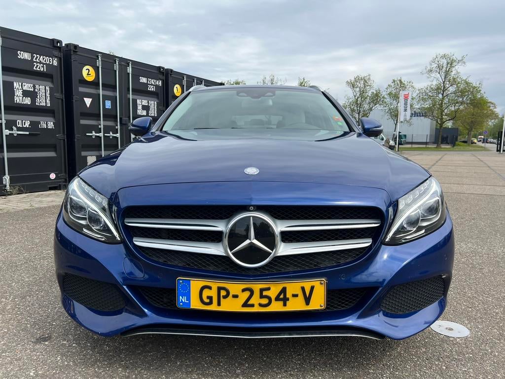 Mercedes-Benz C-Klasse C350 e Plug-in Hybrid 279pk 7G-TRONIC, Automaat, Achterwielaandrijving, Beige, Blauw