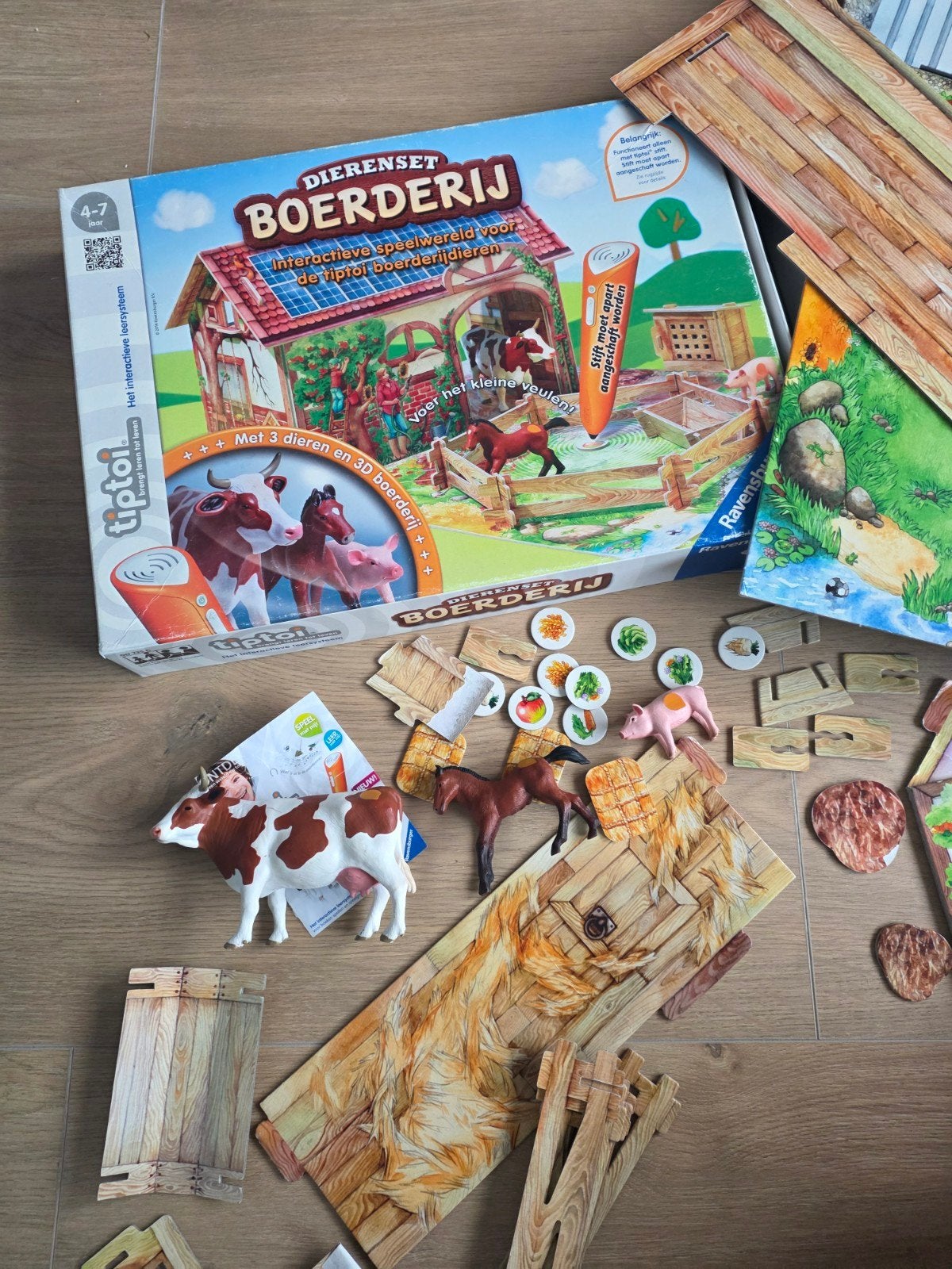 Tiptoi - Dierenset Boerderij, Kinderen en Baby's, Speelgoed | Educatief en Creatief, Ophalen of Verzenden, Gebruikt, Ontdekken