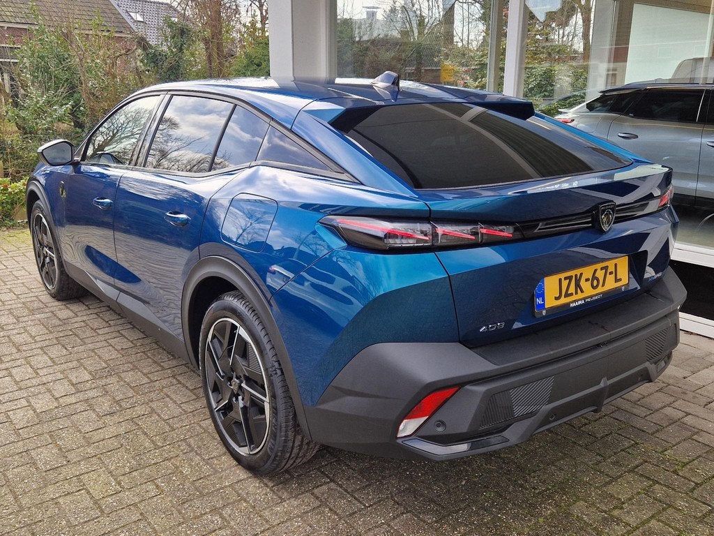 Peugeot 408 1.6 HYbrid 225 EAT8 GT | NIEUW | AGR-Stoelen | F, Auto's, Peugeot, Gebruikt, 4 cilinders, Blauw, 1681 kg